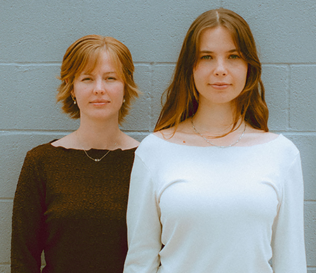 Faith Blue Magee and Hannah Staton