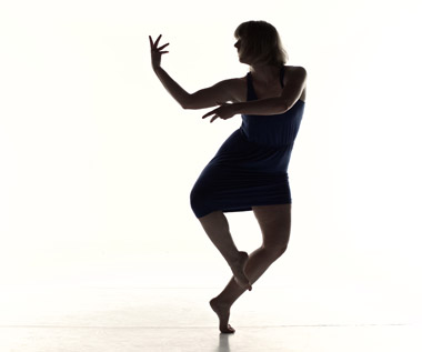 student in silhouette