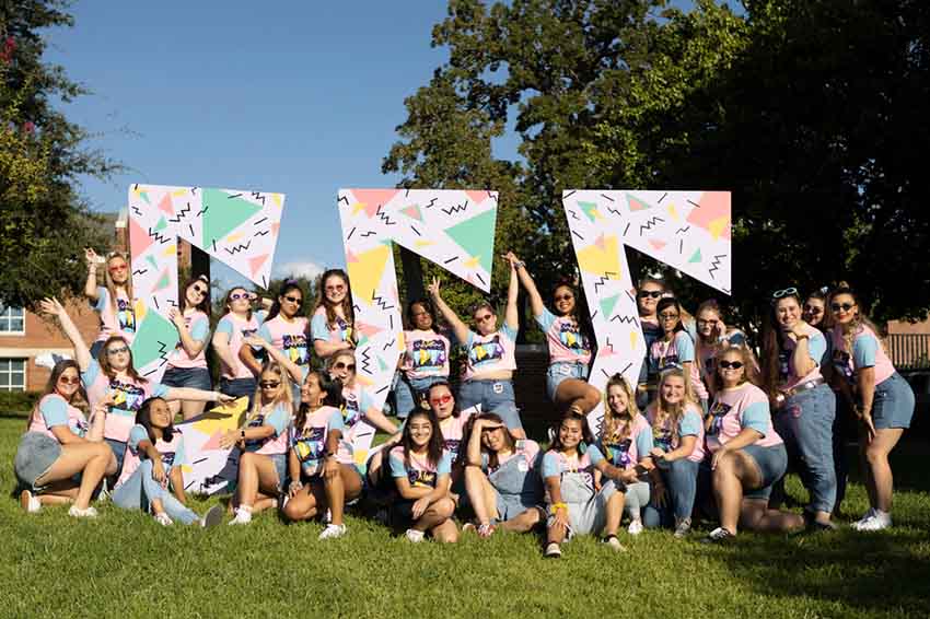 Sigma Sigma Sigma Sorority Bid Day