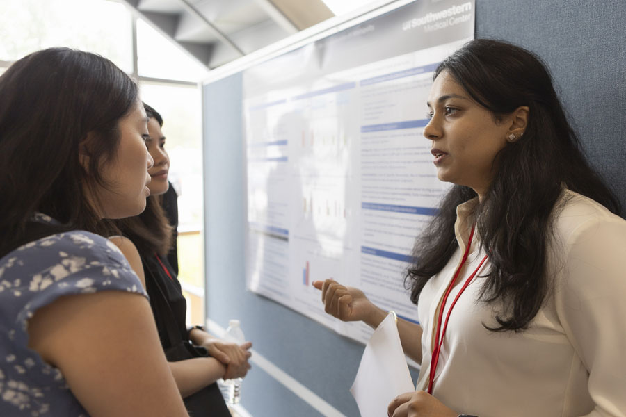 Doswell Health Informatics Conference poster presenter discusses project