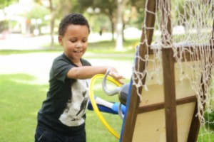 child participating in Pirate Camp