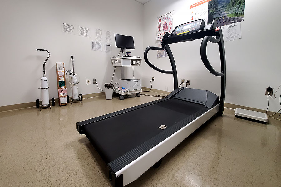 Treadmill with various sensoring devices