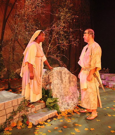 TWU Theatre students perform Phaedra on stage